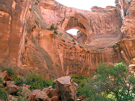 Gemini Bridge West, Bull Canyon near Moab, Utah