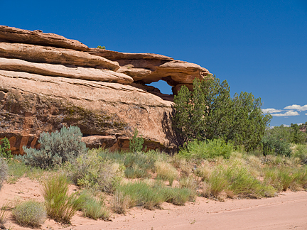 Griffin Arch, Arths Pasture near Moab, Utah