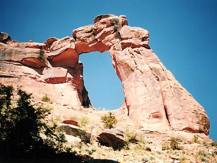 Hunter Canyon Arch, Hunter Canyon near Moab, Utah