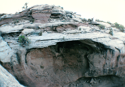 Jeopardy Arch, South Fork Sevenmile Canyon near Moab, Utah