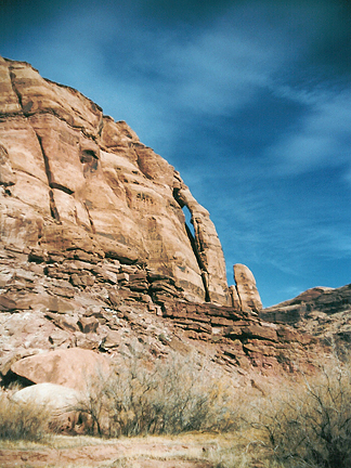 Jughandle Arch, Long Canyon near Moab, Utah