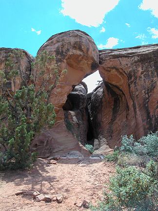 Little Canyon Arch, Little Canyon near Moab, Utah