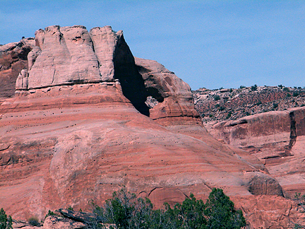 Owl Park Arch, Owl Park Upland, Yellow Jacket Canyon near Moab, Utah