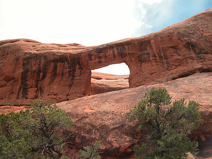 Picture Frame Arch, Behind the Rocks near Moab, Utah