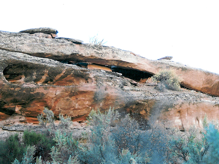 Rubble Arch, North Fork Mill Creek near Moab, Utah