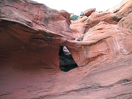 Stargate Arch, Northeast of Arths Pasture near Moab, Utah