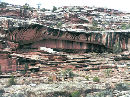 Streak Arch, South Fork Sevenmile Canyon near Moab, Utah