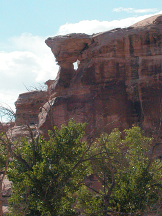 Tenmile Canyon Arch, Tenmile Canyon, Grand County, Utah