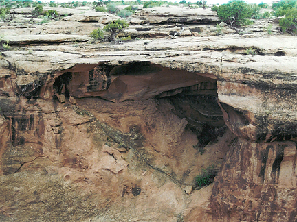 Terrace Arch Inner, North of Long Canyon near Moab, Utah