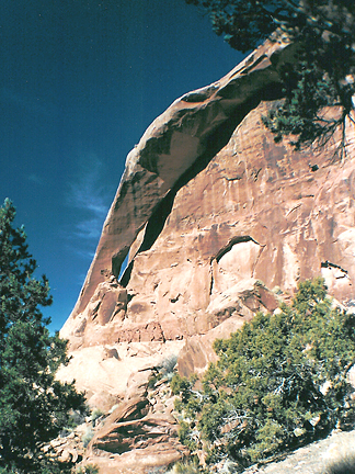 Triggerguard Arch, North Fork Mill Creek near Moab, Utah