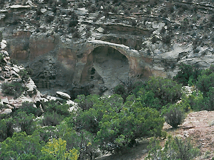 Aqueduct Arch, Harts Draw, San Juan County, Utah