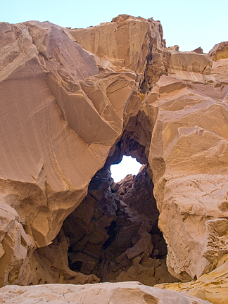 Bat Lair Arch, Last Chance Wash, Emery County, Utah