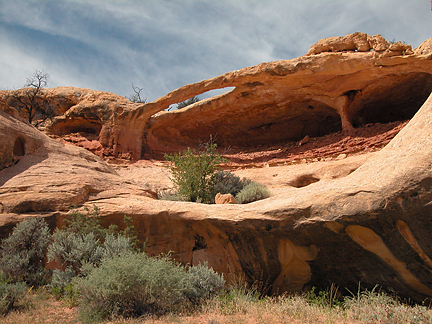 Beam Arch, Dry Fork Lavendar Canyon, San Juan County, Utah