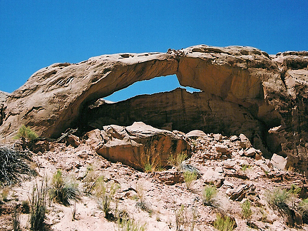 Buck Canyon Arch, Buck Canyon, Wayne County, Utah