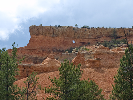 Casto Canyon Arch 2, Casto Canyon, Dixie National Forest, Garfield County, Utah