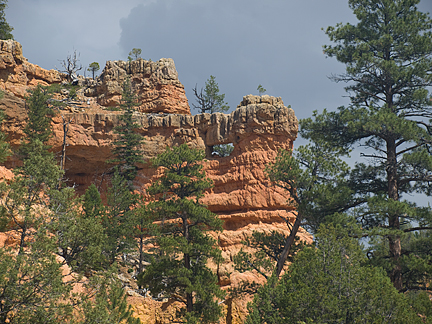 Casto Canyon Arch 3, Casto Canyon, Dixie National Forest, Garfield County, Utah