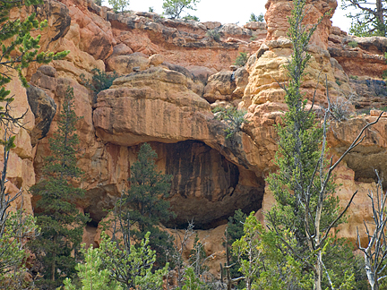 Casto Canyon Arch 4, Casto Canyon, Dixie National Forest, Garfield County, Utah