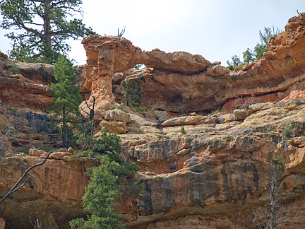 Casto Canyon Arch 5, Casto Canyon, Dixie National Forest, Garfield County, Utah