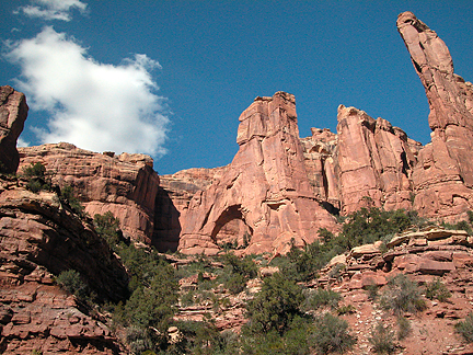 Cathedral Arch, Arch Canyon, San Juan County, Utah