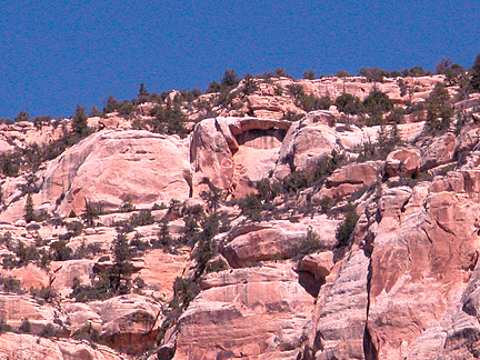 Deadman Point Arch, Dark Canyon, San Juan County, Utah