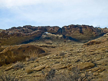 Dusty Road Arch, Wagon Hound Canyon, Uintah County, Utah