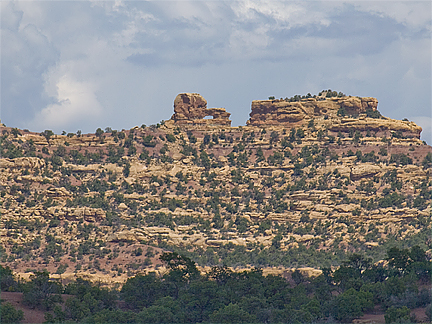 Foot in Mouth Arch, Turtle Canyon, Emery County, Utah