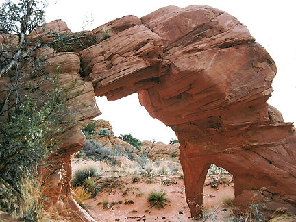 High Heel Arch, Wire Pass, Kane County, Utah