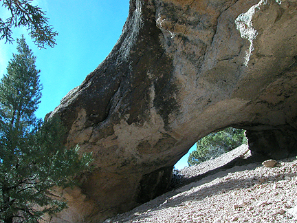 Storm Drain Arch, Stringies Canyon, Iron County, Utah