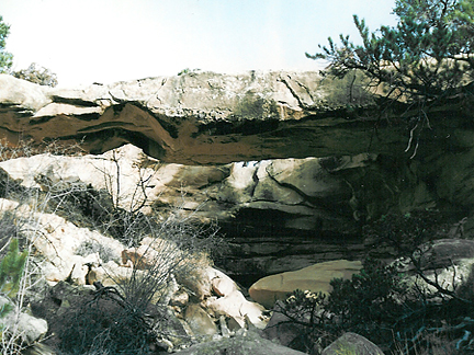 Two Tree Bridge, Thompson Canyon, Grand County, Utah