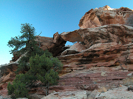 Bent Arch, Ernie Canyon, San Rafael Swell, Emery County, Utah