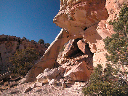 Big Hole Wash Arch, Horse Heaven, San Rafael Swell, Emery County, Utah