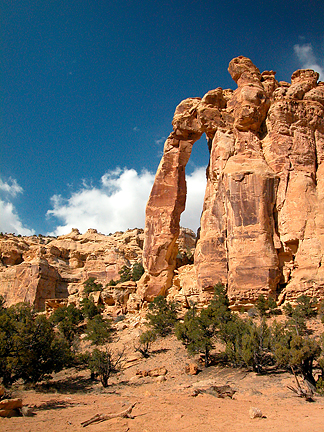 Eagle Canyon Arch, Eagle Canyon, San Rafael Swell, Emery County, Utah