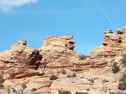 Hole Point Arch, Big Hole Wash, San Rafael Swell, Emery County, Utah