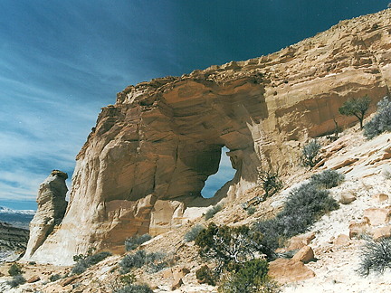 Horizon Arch, Poor Canyon, San Rafael Swell, Emery County, Utah