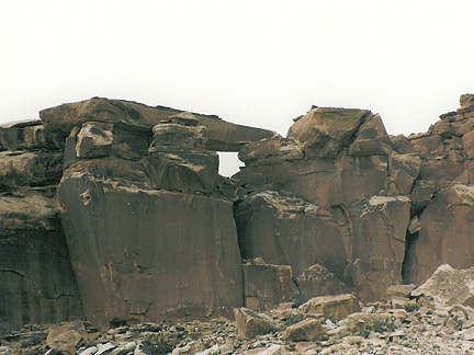 Iron Wash Arch, Iron Wash, San Rafael Swell, Emery County, Utah