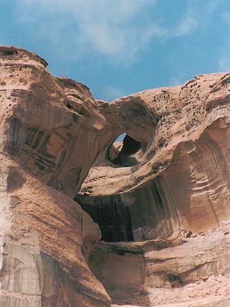 Notch Arch, Ernie Canyon, San Rafael Swell, Emery County, Utah