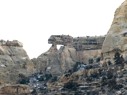 Propped Up Arch, Saddle Horse Canyon, San Rafael Swell, Emery County, Utah