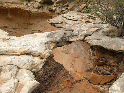 Secret Mesa Bridge, Eagle Canyon / Secret Mesa, San Rafael Swell, Emery County, Utah