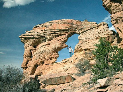 Sky High Arch, Big Hole Wash, San Rafael Swell, Emery County, Utah