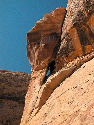 Swirled Arch, Black Dragon Wash, San Rafael Swell, Utah