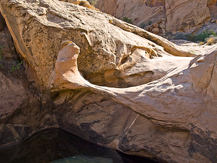 Tinky Bridge, Rip Canyon, San Rafael Swell, Utah