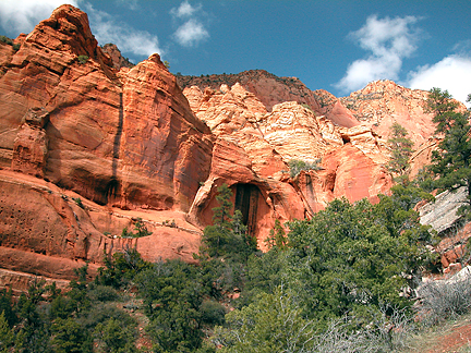 Beatty Point Arch, Beatty Point, Zion National Park, Utah
