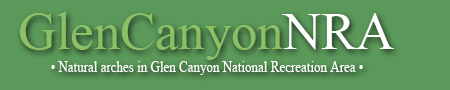 Natural arches and bridges in Glen Canyon National Recreation Area