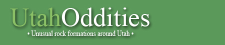 Unusual rock formations around Utah